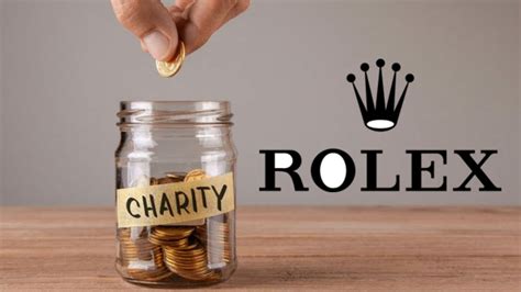 does rolex profit goes to charity|rolex charity donations.